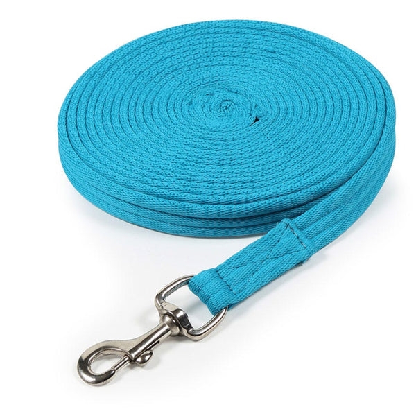 Shires Soft Feel Lunge Line - Blue