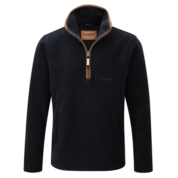 Schoffel Men's Berkeley Quarter Zip Fleece - Navy
