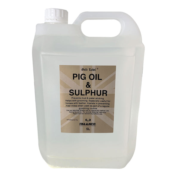 Gold Label Pig Oil And Sulphur - 5 Litre