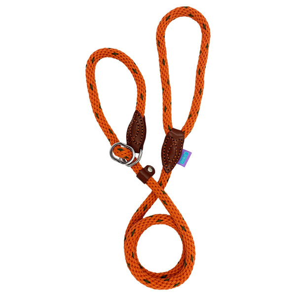 Hemmo and Co 60 Inch Rope Slip Lead - Orange