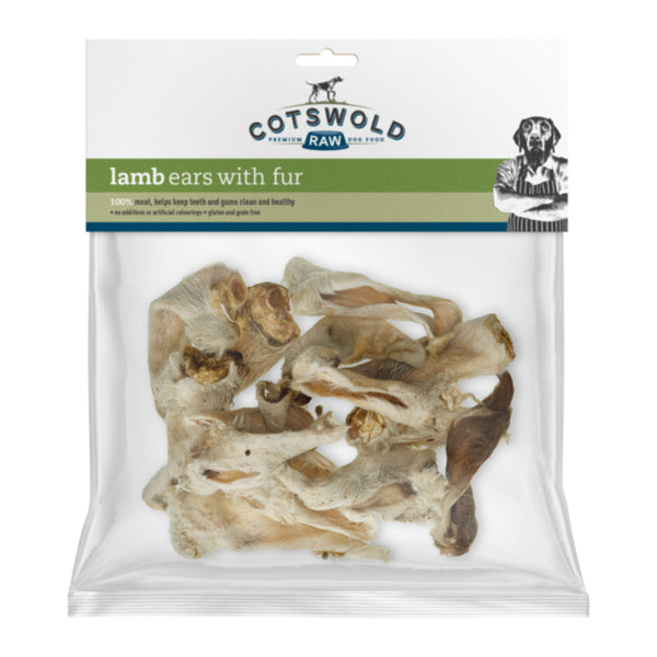Cotswold Raw Lambs Ears With Fur - 150g