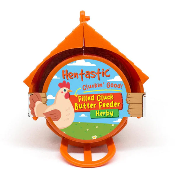 Hentastic Filled Cluck Butter Feeder - Herby
