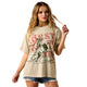 Ariat Ladies Bull Rider Arched T-Shirt - French Oak
