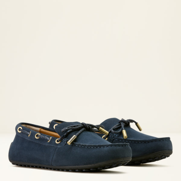 Ariat Ladies Margot Driving Moc - Navy Suede