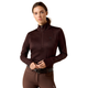 Ariat Ladies Team EQ 1/2 Zip Pull Over - Chocolate Plum