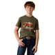 Ariat Boys Wild Creek Camo T-Shirt - Army Green