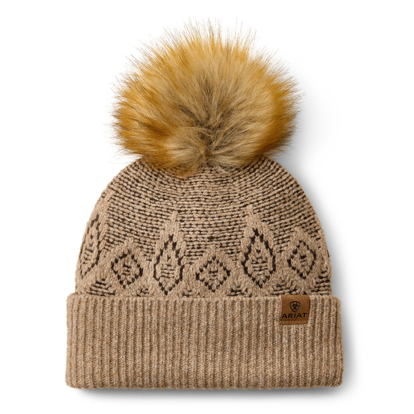 Ariat Ladies Willow Beanie - Earth Heather