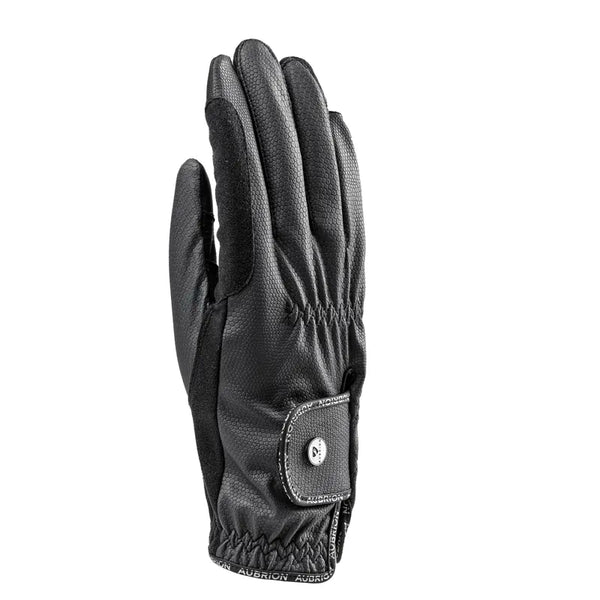 Aubrion Childs Stadium Flexfit Riding Gloves - Black