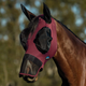 Weatherbeeta Comfitec Luxe Stretch Fly Mask with Ears and Nose - Burgundy/Black