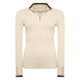 Holland Cooper Ladies Zoe Quarter Zip Knit - Almond