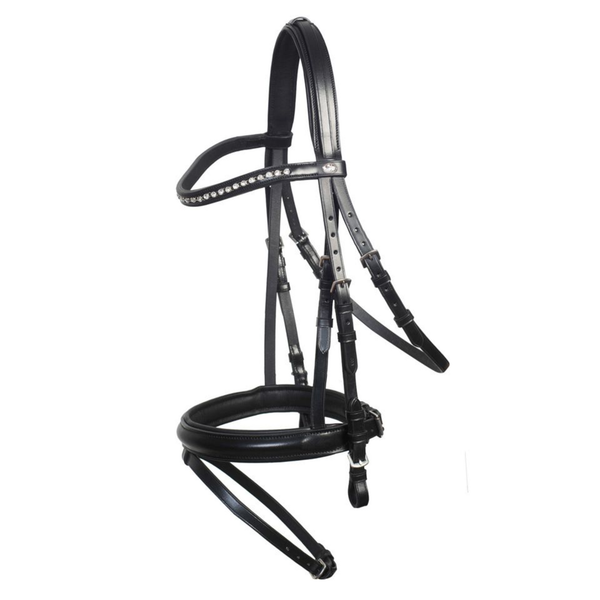 Schockemohle Berlin Bridle - Black/Silver