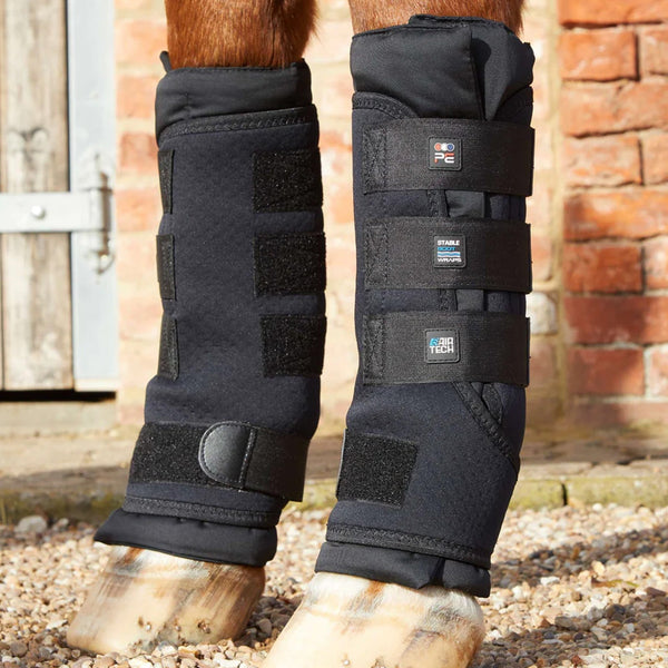 Premier Equine Stable Boot Wraps - Black