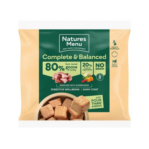 Natures Menu Turkey and Goose Nuggets - 1kg