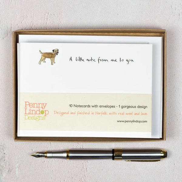 Papersheep Border Terrier Notecards - 10 PK