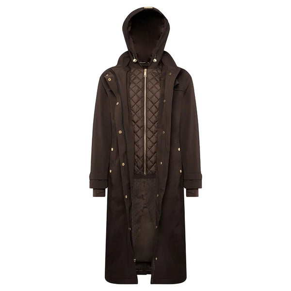 Holland Cooper Folgate Rain Coat - Chocolate