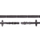 Schockemohle Durasoft Leather Covered Reins - Black