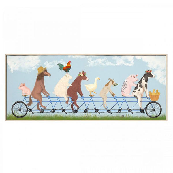 Farm Yard Tandem Print