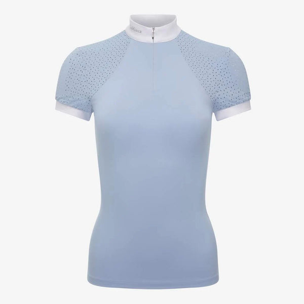 LeMieux Olivia Short Sleeve Show Shirt - Mist