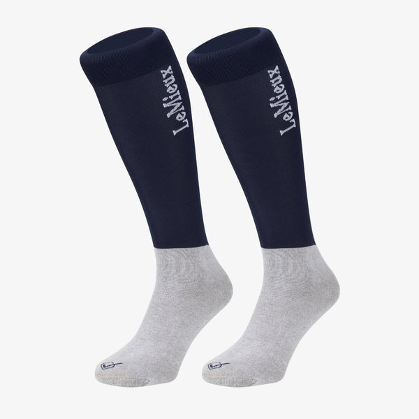 LeMieux Competition Socks - Twin Pack - Navy