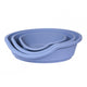 Eco Lion Plastic Dog Bed - Slate Blue