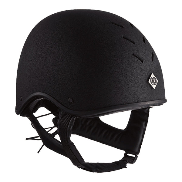 Charles Owen MS1 Pro Jockey Skull Round - Black