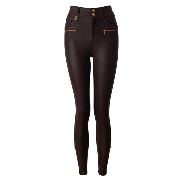Holland Cooper Coated Jodhpur Jean - Chocolate