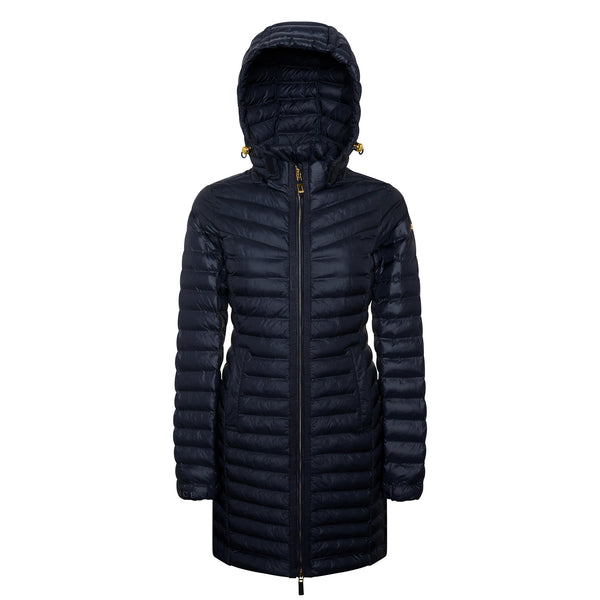 Holland Cooper Ladies Lightweight Puffer Coat - Ink Navy