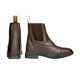 Hy Fleece Lined Wax Leather Zip Jodhpur Boots - Brown