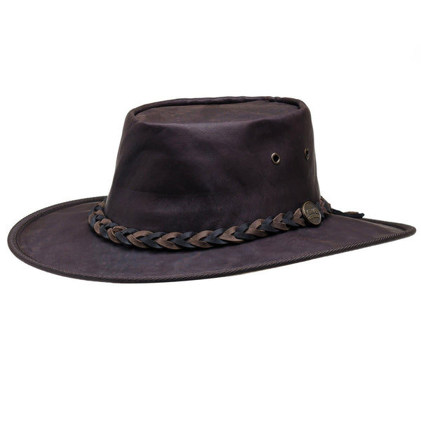 Barmah Hats 1018 Squashy Kangeroo Hat - Crackle Brown