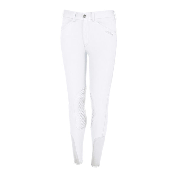 Pikeur Girls Brooklyn Grip Seat Breeches - White