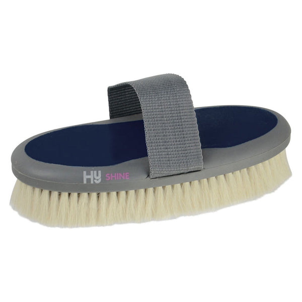 Hy Sport Active Goat Hair Body Brush - Midnight Navy