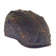 Heather Charles Tartan Wax Flat Cap Hunt