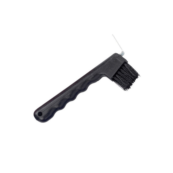 Lincoln Hoof Pick With Brush - Black