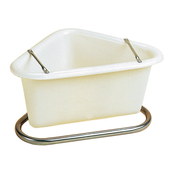 STUBBS Plastic Corner Manger (S2P) - White