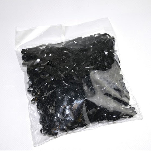 Lincoln Silicone Plaiting Bands - Black