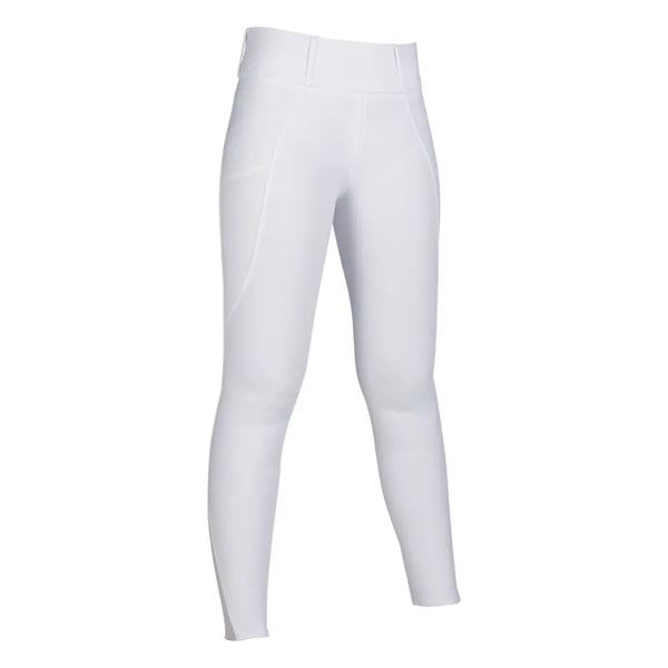 HKM Ladies Lisa Full Seat Leggings - White