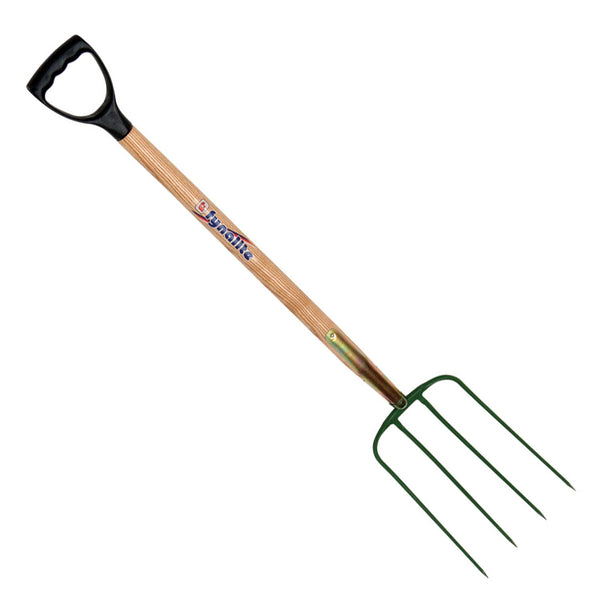Fyna-Lite Ash Handle Manure Fork - - D Handle 4PWD 4 prong