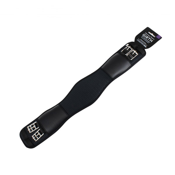 KM Elite Memory Foam Dressage Girth - Black