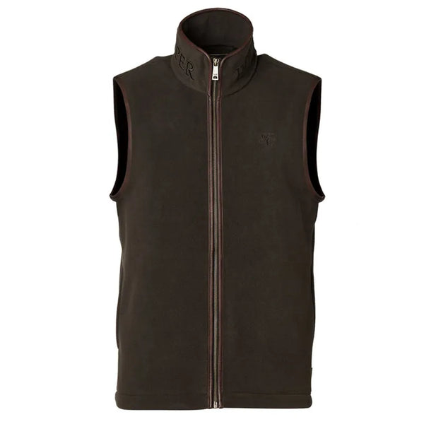 Holland Cooper Mens Country Fleece Gilet - Khaki
