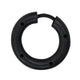 Hy Equestrian Fetlock Ring With Leather Strap - Black