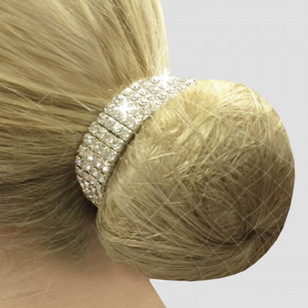 Equetech Crystals Bun Ring