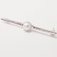 Equetech Pearl Stock Pin - Silver