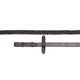 Velociti GARA Plaited Leather Reins - Havana