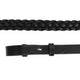 Velociti GARA Plaited Leather Reins - Black