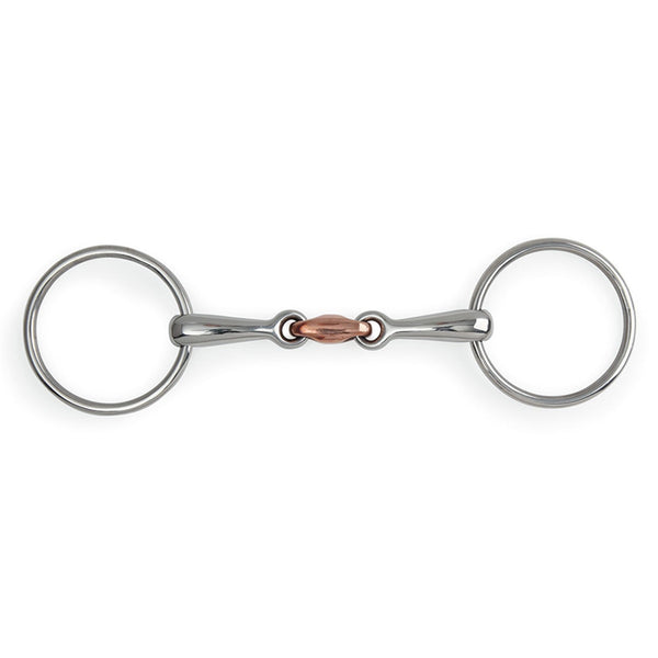 Loose Ring Copper Lozenge Snaffle Stainless Steel