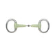 Equikind Jointed Eggbutt Flat Ring - Pale Green