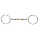 Loose Ring With Lozenge Blue Sweet Iron