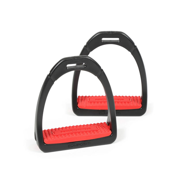 Shires Compositi Childs Premium Profile Stirrups - Red