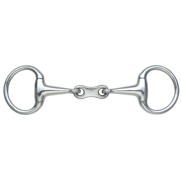 Small Ring French Link Eggbutt Bradoon Stainless Steel