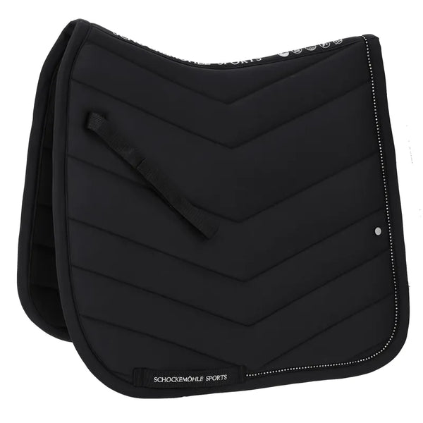 Schockemohle Nika Dressage Saddle Pad - Dark Grey